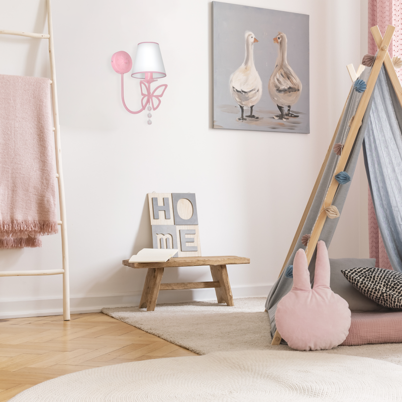 CHARLOTTE PINK Wall Lamp 1xE14 CHARLOTTE PINK Wall Lamp 1xE14