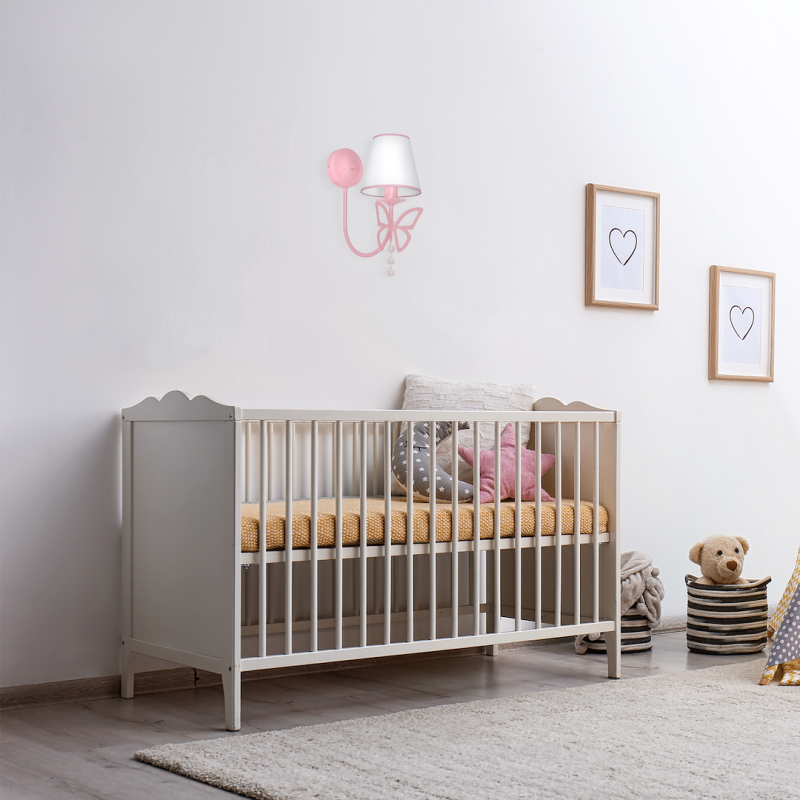 CHARLOTTE PINK Wall Lamp 1xE14 CHARLOTTE PINK Wall Lamp 1xE14