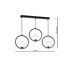 Lampa wisząca BOSTON 3xE14 Lampa wisząca BOSTON 3xE14