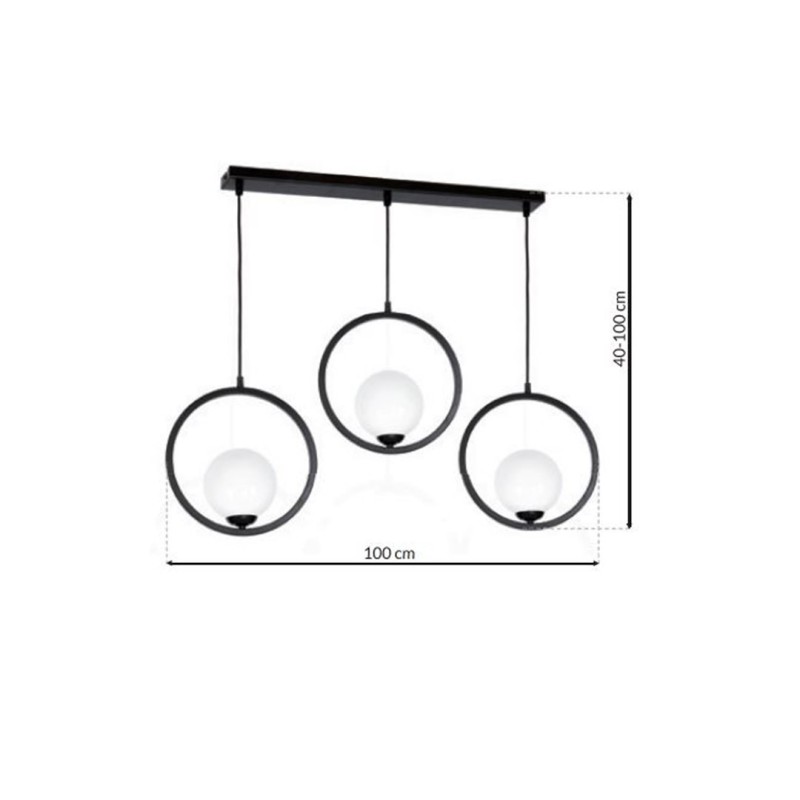 Lampa wisząca BOSTON 3xE14 Lampa wisząca BOSTON 3xE14