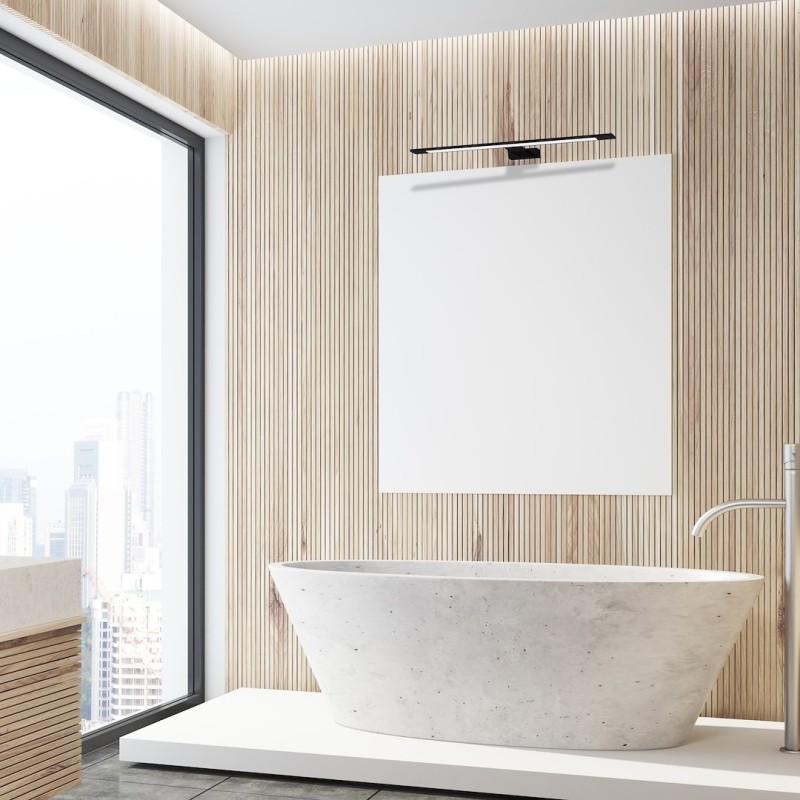 Aplique de pared SHINE BLACK 60cm 12W LED Aplique de pared SHINE BLACK 60cm 12W LED