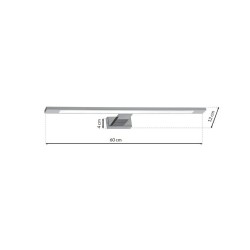 Kinkiet SHINE CHROME 60cm 12W LED Kinkiet SHINE CHROME 60cm 12W LED