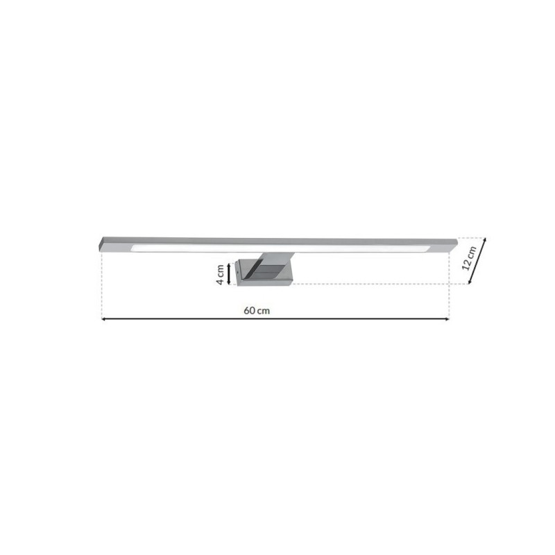 SHINE CHROME Wall Light 60cm 12W LED SHINE CHROME Wall Light 60cm 12W LED