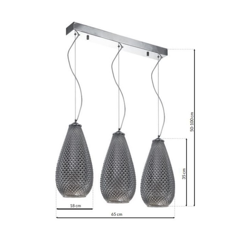 Lampa wisząca PETRA 3xE27 Lampa wisząca PETRA 3xE27
