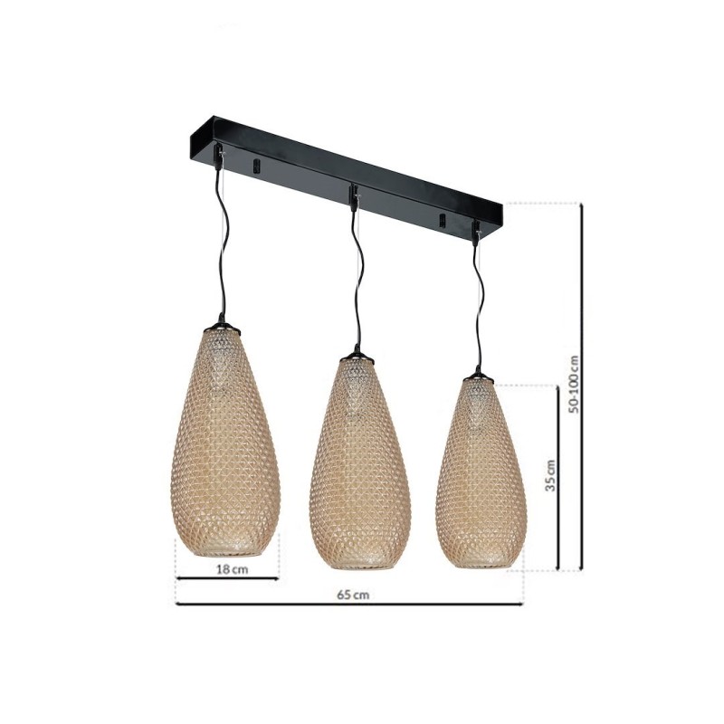 Lampa wisząca PETRA 3xE27 Lampa wisząca PETRA 3xE27