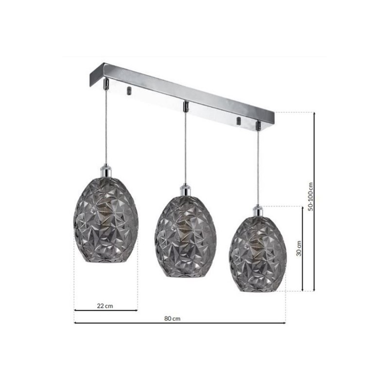 Lampa wisząca BELIZE 3xE27 Lampa wisząca BELIZE 3xE27