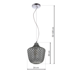 Lampa wisząca ORLANDO 1xE27 Lampa wisząca ORLANDO 1xE27