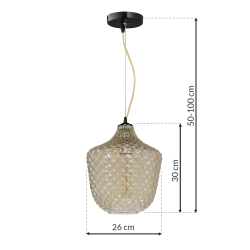 Lampa wisząca ORLANDO 1xE27 Lampa wisząca ORLANDO 1xE27