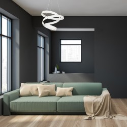 Lampa wisząca ANDROMEDA WHITE 100W LED Lampa wisząca ANDROMEDA WHITE 100W LED