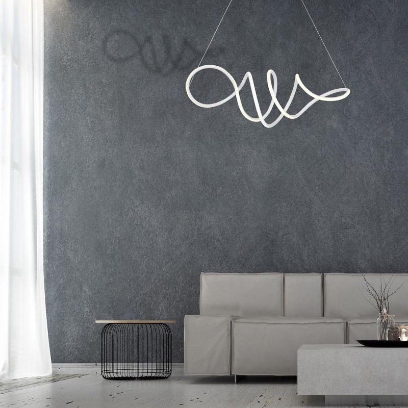 LOCA WHITE 56W LED pendant lamp LOCA WHITE 56W LED pendant lamp