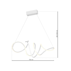 Lampa wisząca LOCA WHITE 56W LED Lampa wisząca LOCA WHITE 56W LED