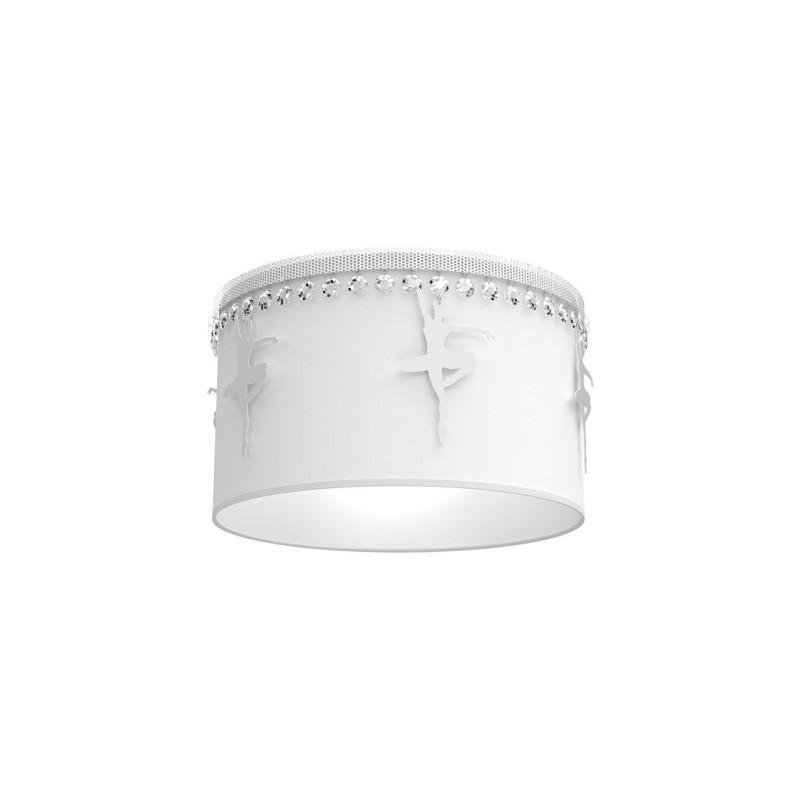 Lampa sufitowa Baletnica 1xE27 Biały