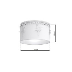 Ballerina Ceiling Lamp 1xE27 White Ballerina Ceiling Lamp 1xE27 White