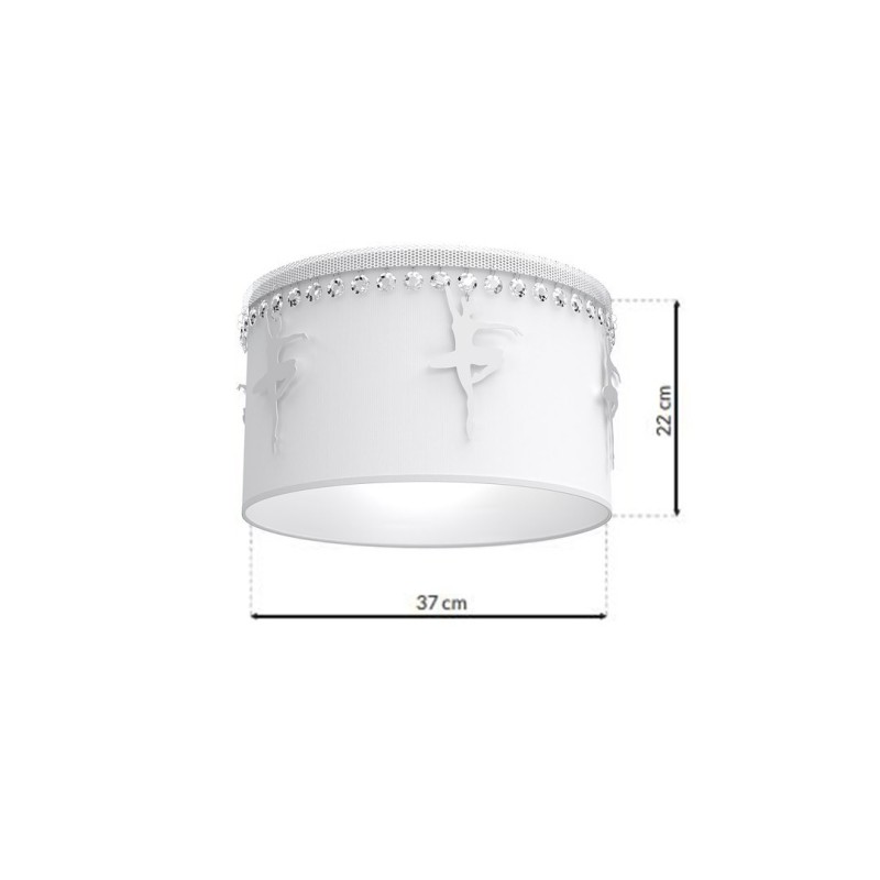 Ballerina Ceiling Lamp 1xE27 White Ballerina Ceiling Lamp 1xE27 White