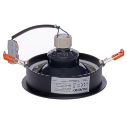 Redondo Black Recessed Fixture 1xAR111 GU10 Redondo Black Recessed Fixture 1xAR111 GU10