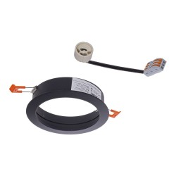 Redondo Black Recessed Fixture 1xAR111 GU10 Redondo Black Recessed Fixture 1xAR111 GU10