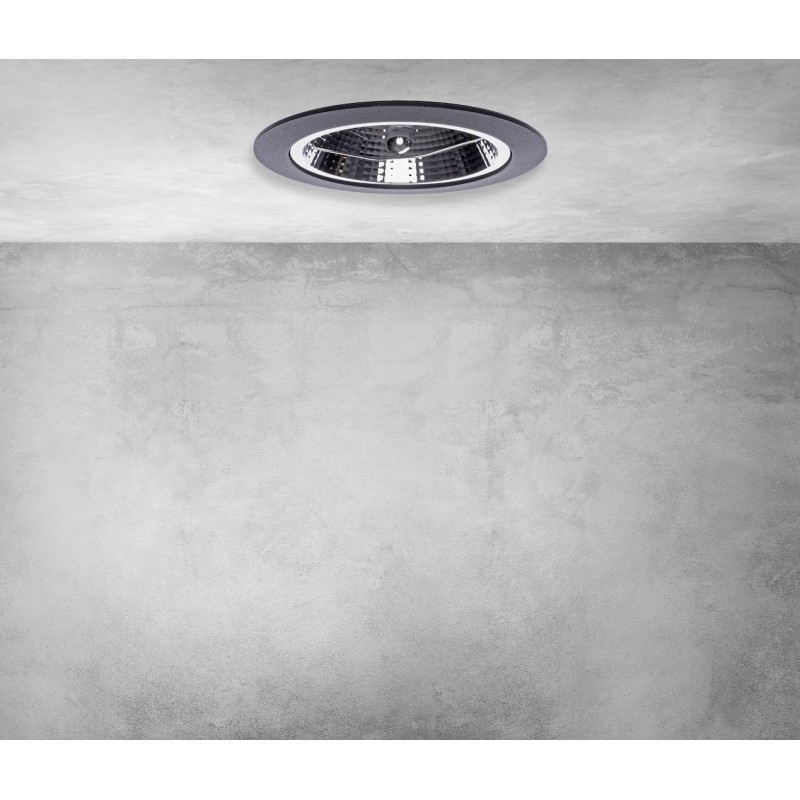 Redondo Black Recessed Fixture 1xAR111 GU10 Redondo Black Recessed Fixture 1xAR111 GU10