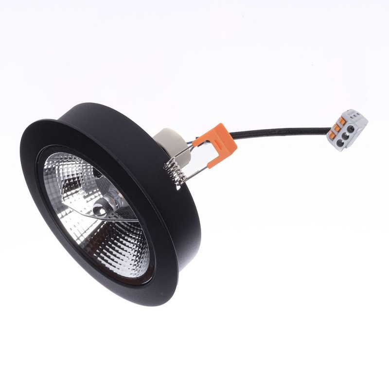 Redondo Black Recessed Fixture 1xAR111 GU10 Redondo Black Recessed Fixture 1xAR111 GU10