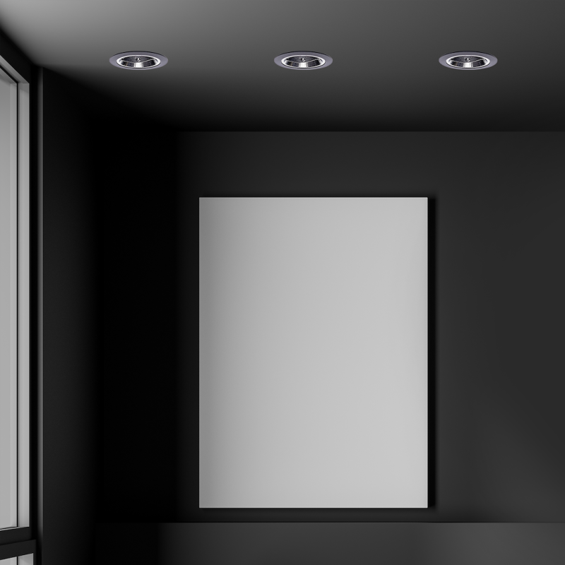 Redondo Black Recessed Fixture 1xAR111 GU10 Redondo Black Recessed Fixture 1xAR111 GU10