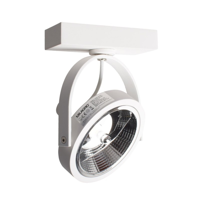 Lugar White Surface-Mounted Fixture 1xAR111 GU10 Lugar White Surface-Mounted Fixture 1xAR111 GU10