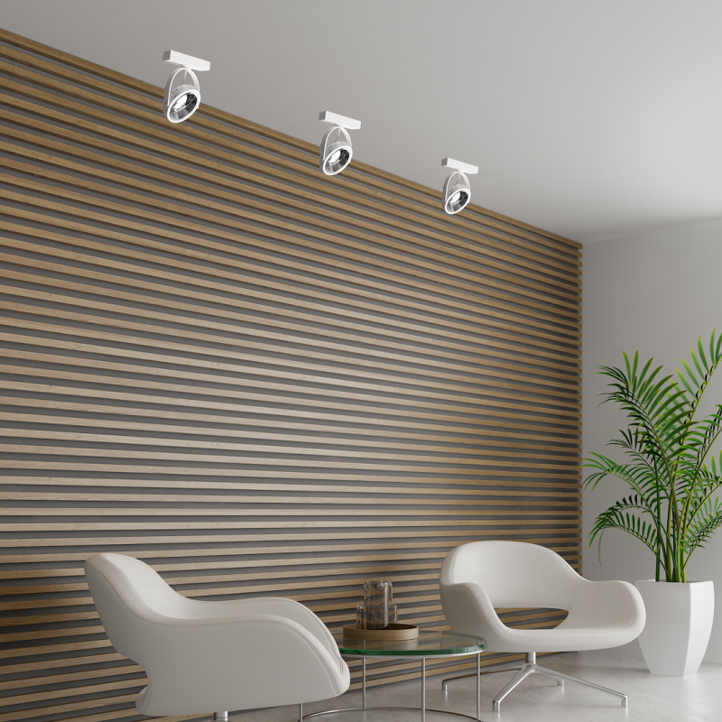 Lugar White Surface-Mounted Fixture 1xAR111 GU10 Lugar White Surface-Mounted Fixture 1xAR111 GU10