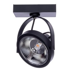 Lugar Black surface-mounted fixture 1xAR111 GU10 Lugar Black surface-mounted fixture 1xAR111 GU10