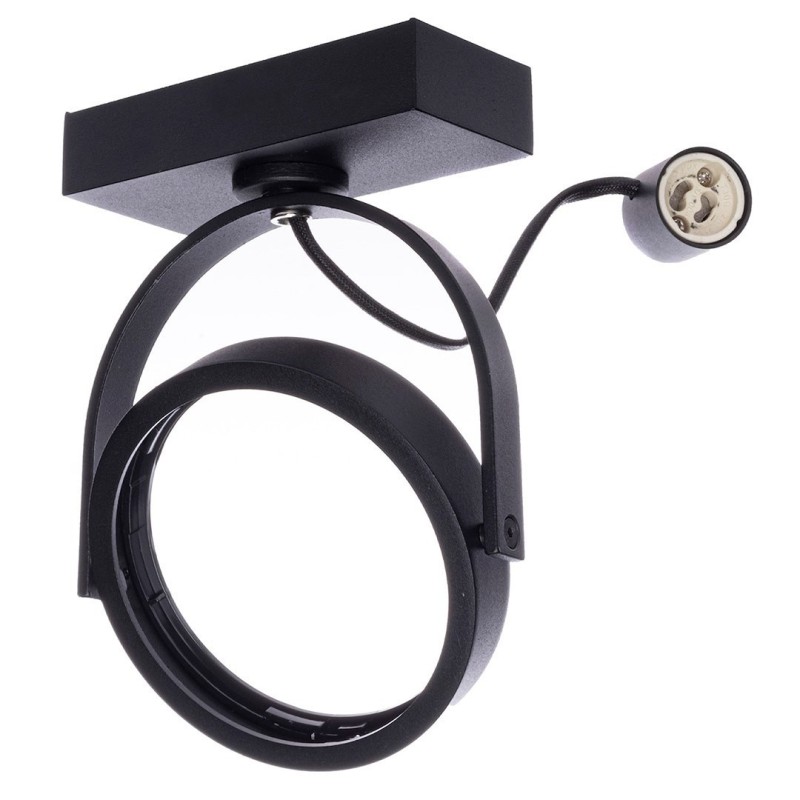 Lugar Black surface-mounted fixture 1xAR111 GU10 Lugar Black surface-mounted fixture 1xAR111 GU10