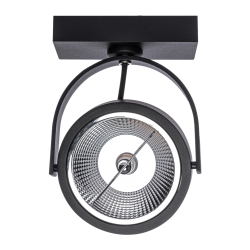 Lugar Black surface-mounted fixture 1xAR111 GU10 Lugar Black surface-mounted fixture 1xAR111 GU10