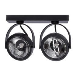 Surface-mounted fixture Lugar Black 2xAR111 GU10 Surface-mounted fixture Lugar Black 2xAR111 GU10