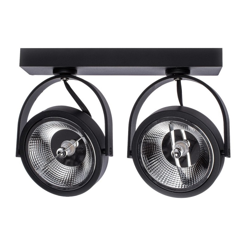 Surface-mounted fixture Lugar Black 2xAR111 GU10 Surface-mounted fixture Lugar Black 2xAR111 GU10