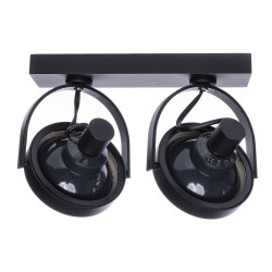 Surface-mounted fixture Lugar Black 2xAR111 GU10 Surface-mounted fixture Lugar Black 2xAR111 GU10