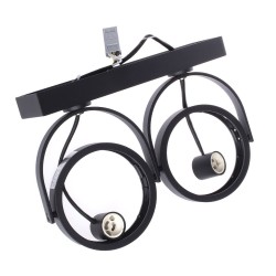 Surface-mounted fixture Lugar Black 2xAR111 GU10 Surface-mounted fixture Lugar Black 2xAR111 GU10