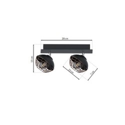 LOGAN Ceiling Lamp 2xE14 LOGAN Ceiling Lamp 2xE14