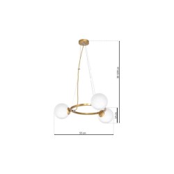 Lampa wisząca VIENNA 3xE14 Lampa wisząca VIENNA 3xE14