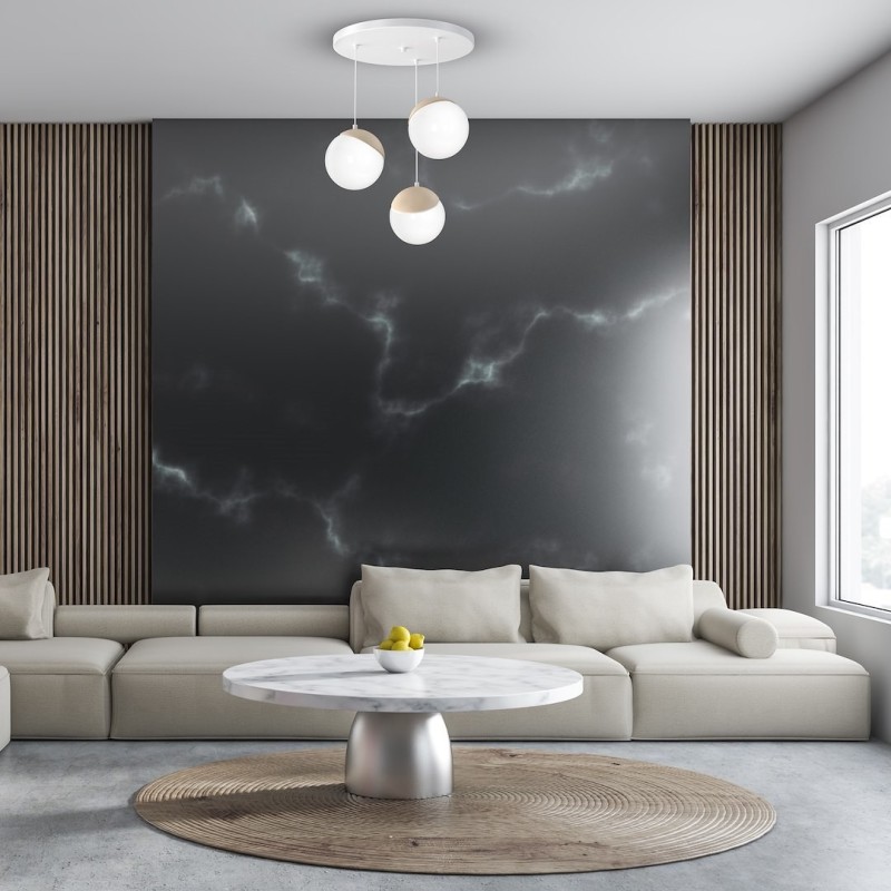 Lampa wisząca SFERA WOOD 3xE14 Lampa wisząca SFERA WOOD 3xE14