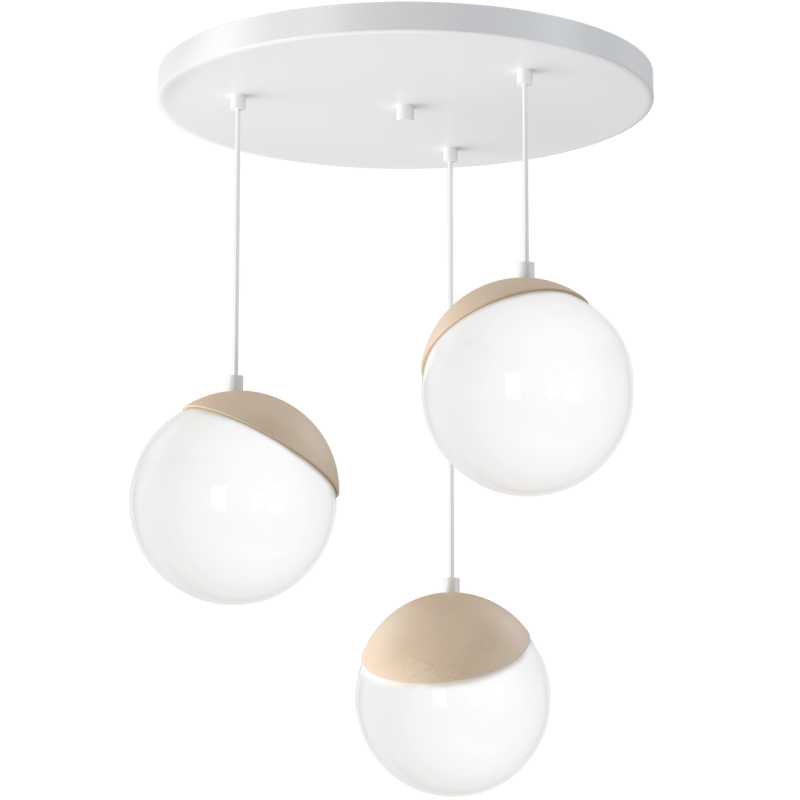 Lampa wisząca SFERA WOOD 3xE14 Lampa wisząca SFERA WOOD 3xE14