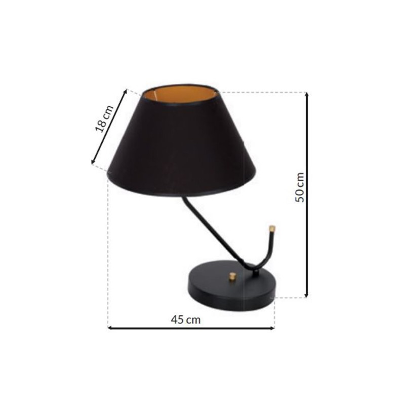 VICTORIA BLACK Table Lamp 1xE27 VICTORIA BLACK Table Lamp 1xE27