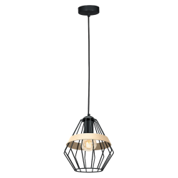 Lampa wisząca CLIFF BLACK 1xE27 Lampa wisząca CLIFF BLACK 1xE27