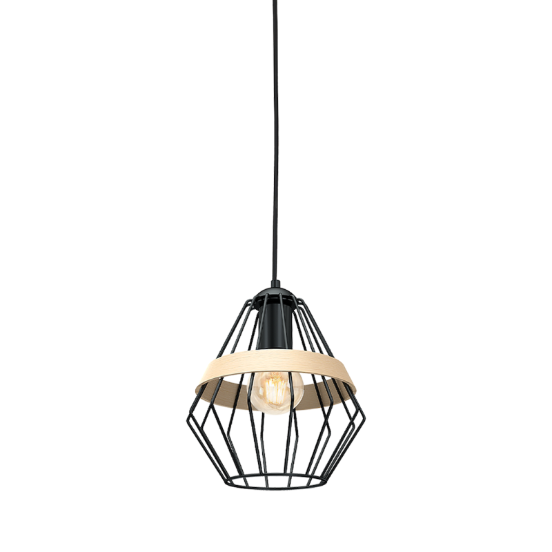 Lampa wisząca CLIFF BLACK 1xE27 Lampa wisząca CLIFF BLACK 1xE27