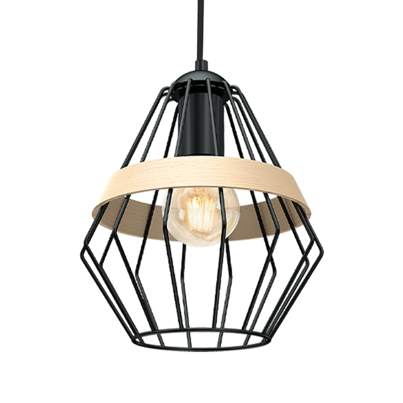 Lampa wisząca CLIFF BLACK 1xE27 Lampa wisząca CLIFF BLACK 1xE27