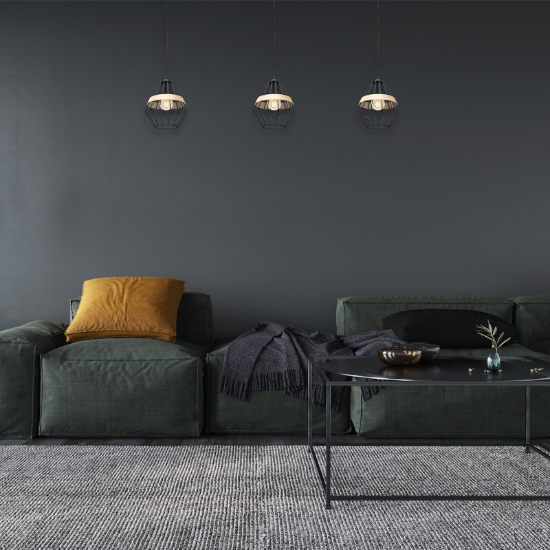 Lampa wisząca CLIFF BLACK 1xE27 Lampa wisząca CLIFF BLACK 1xE27