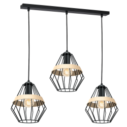 Lampa wisząca CLIFF BLACK 3xE27 Lampa wisząca CLIFF BLACK 3xE27