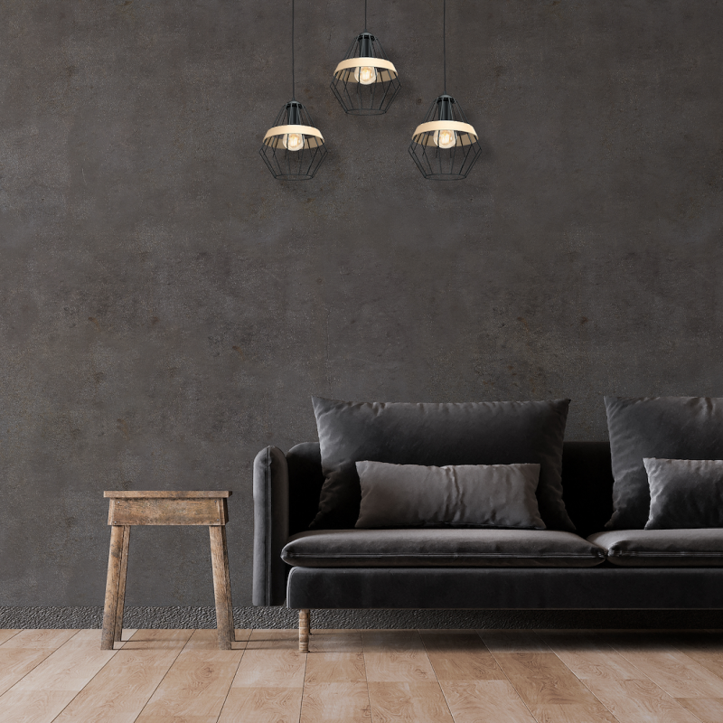 Lampa wisząca CLIFF BLACK 3xE27 Lampa wisząca CLIFF BLACK 3xE27