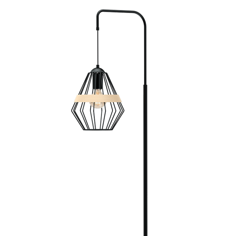 Lampa stojąca CLIFF BLACK 1xE27 Lampa stojąca CLIFF BLACK 1xE27