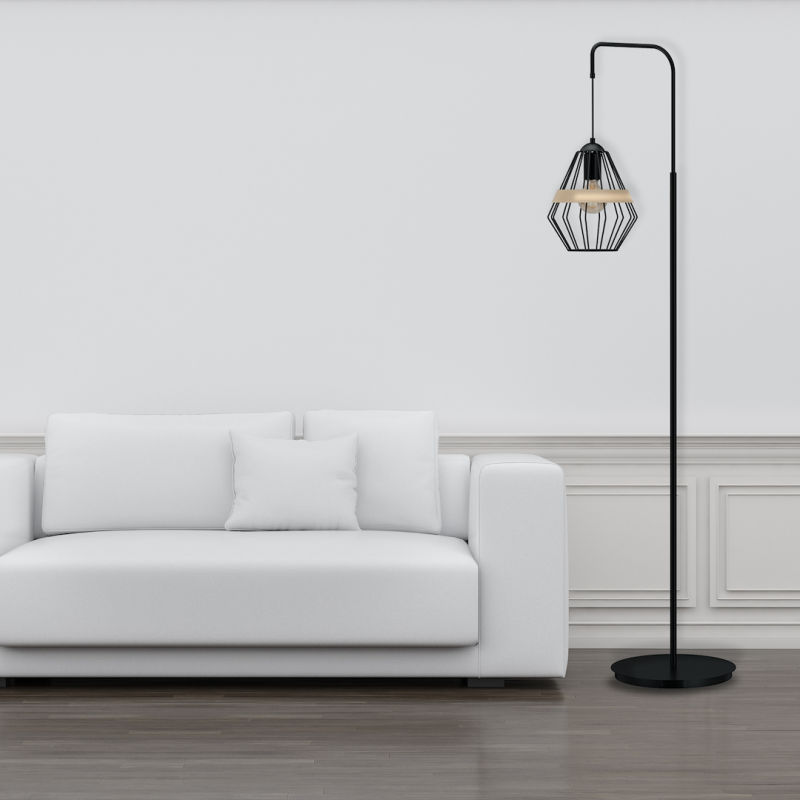 Lampa stojąca CLIFF BLACK 1xE27 Lampa stojąca CLIFF BLACK 1xE27