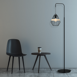 Lampa stojąca CLIFF BLACK 1xE27 Lampa stojąca CLIFF BLACK 1xE27