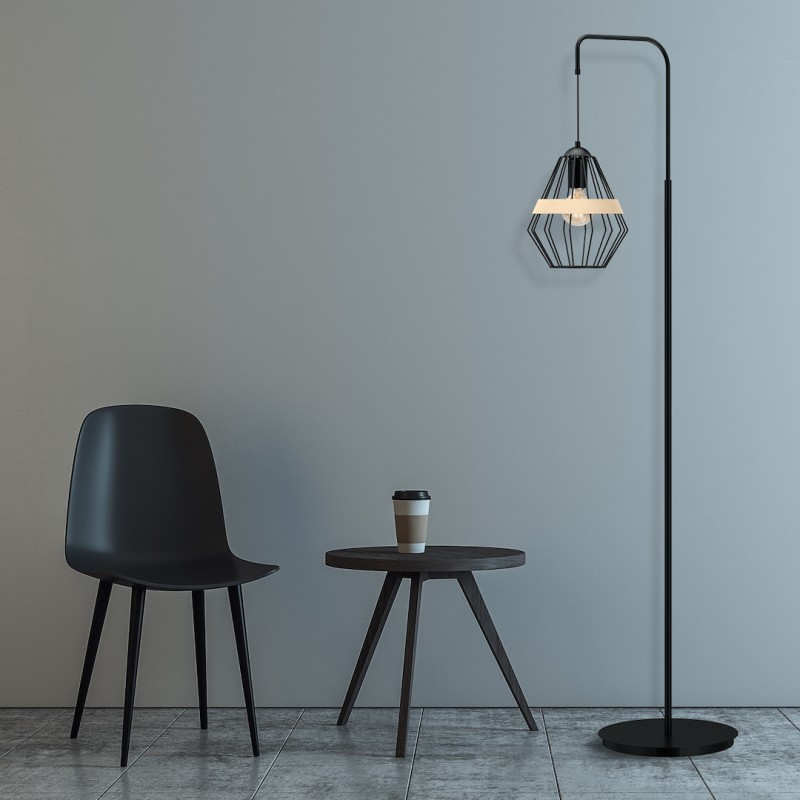 Lampa stojąca CLIFF BLACK 1xE27 Lampa stojąca CLIFF BLACK 1xE27