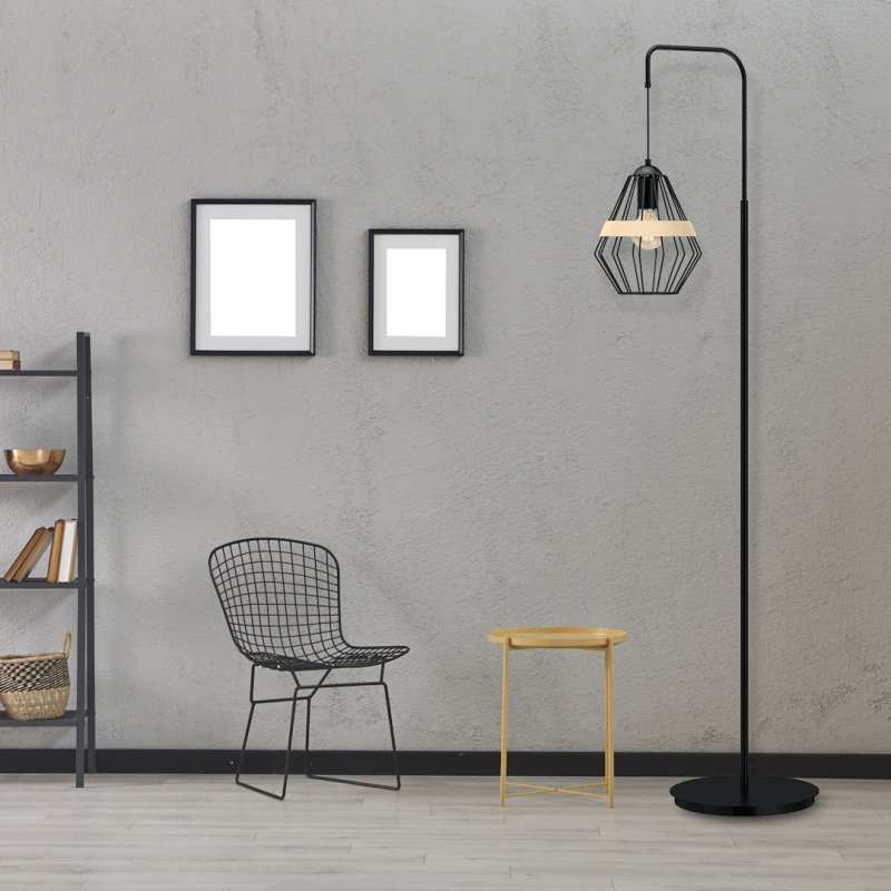 Lampa stojąca CLIFF BLACK 1xE27 Lampa stojąca CLIFF BLACK 1xE27