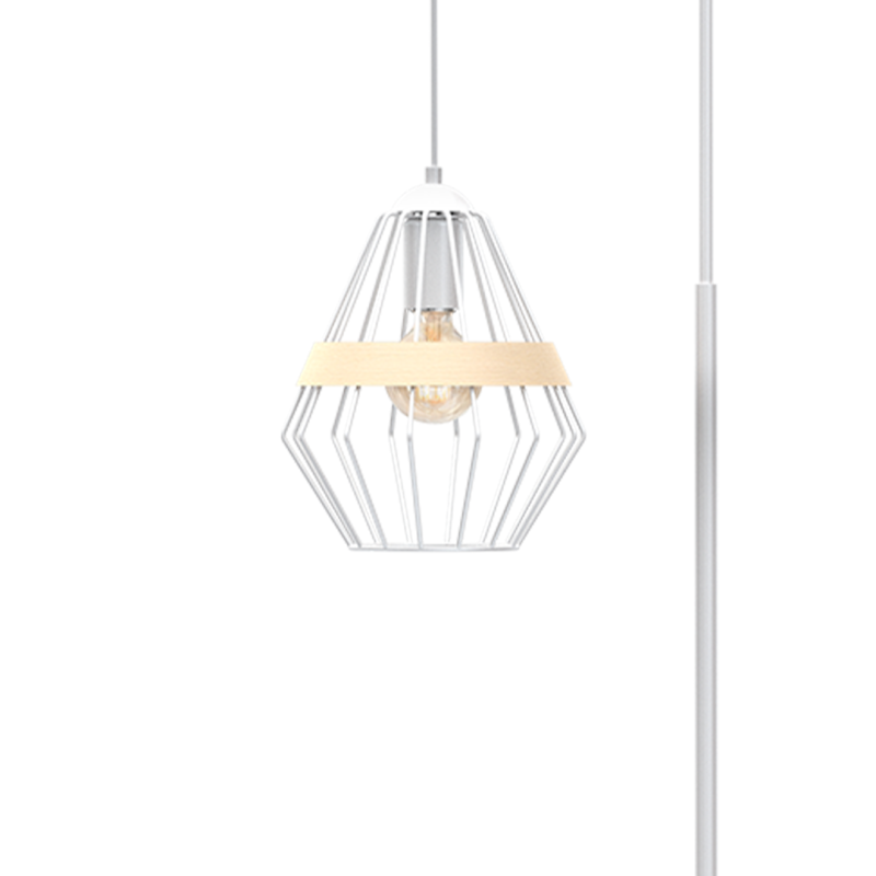 Lampa stojąca Cliff 1xE27 Biały Lampa stojąca Cliff 1xE27 Biały