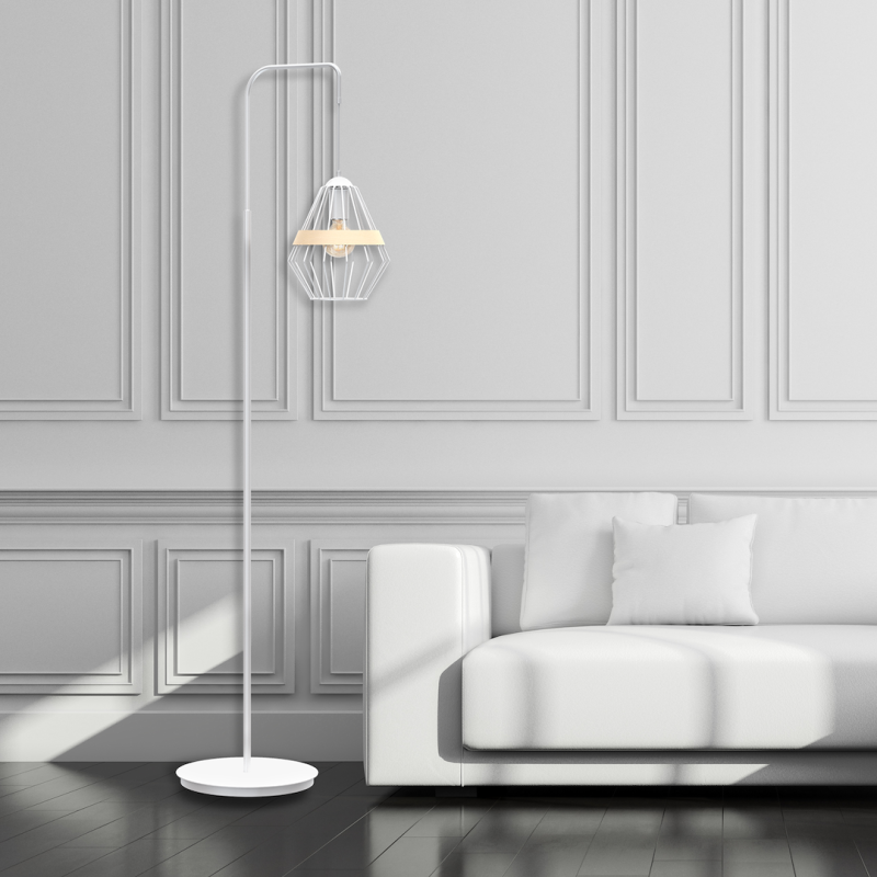 Cliff Floor Lamp 1xE27 White Cliff Floor Lamp 1xE27 White